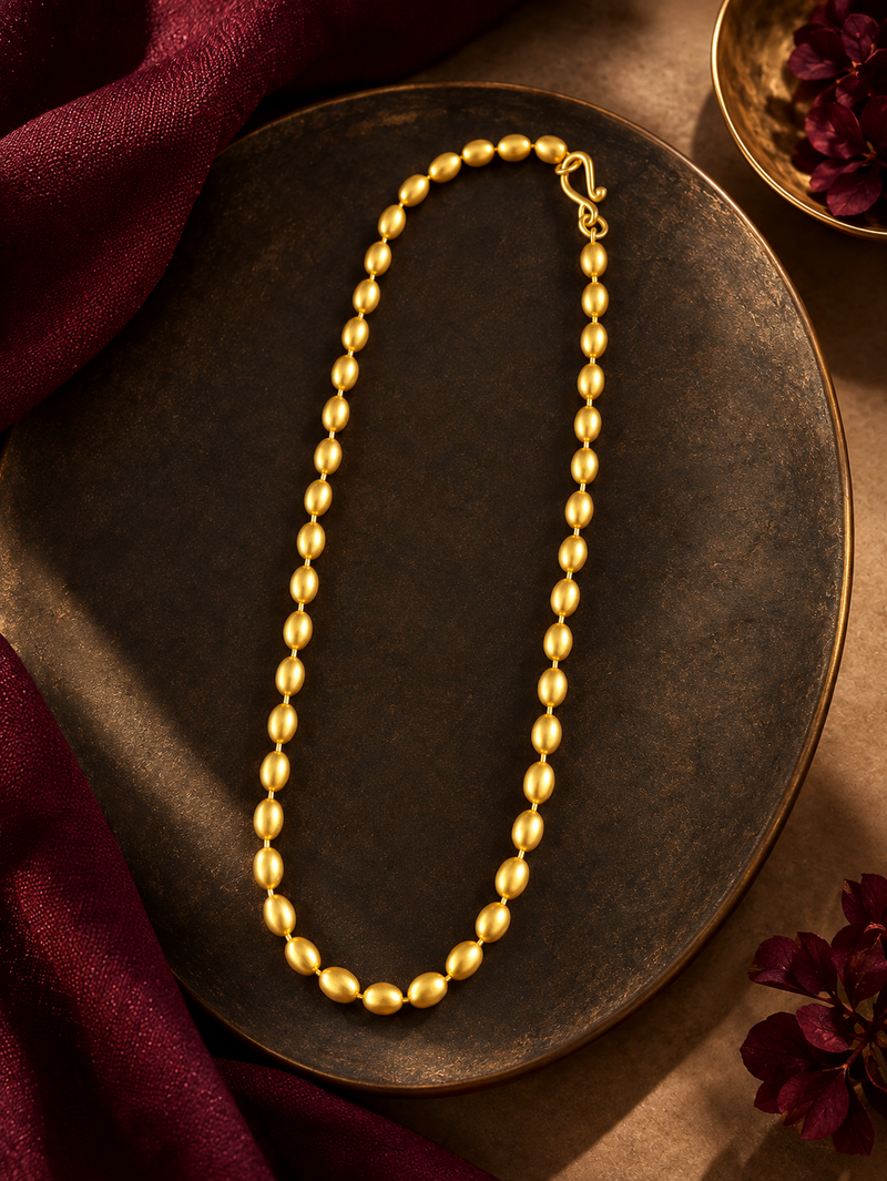 Ovale Bead  - Gold