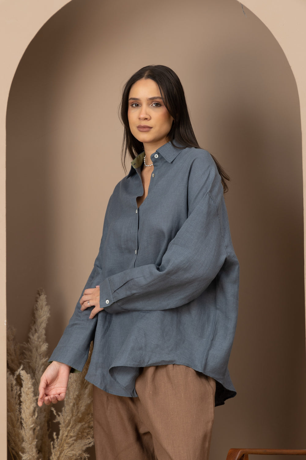 The Keep Close Shirt - Slate Blue