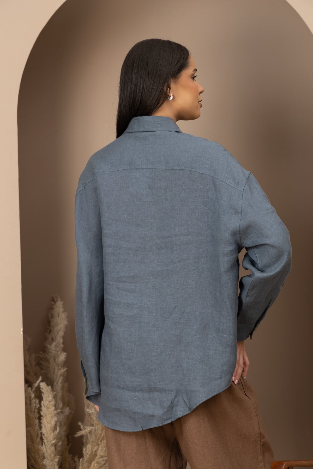 The Keep Close Shirt - Slate Blue