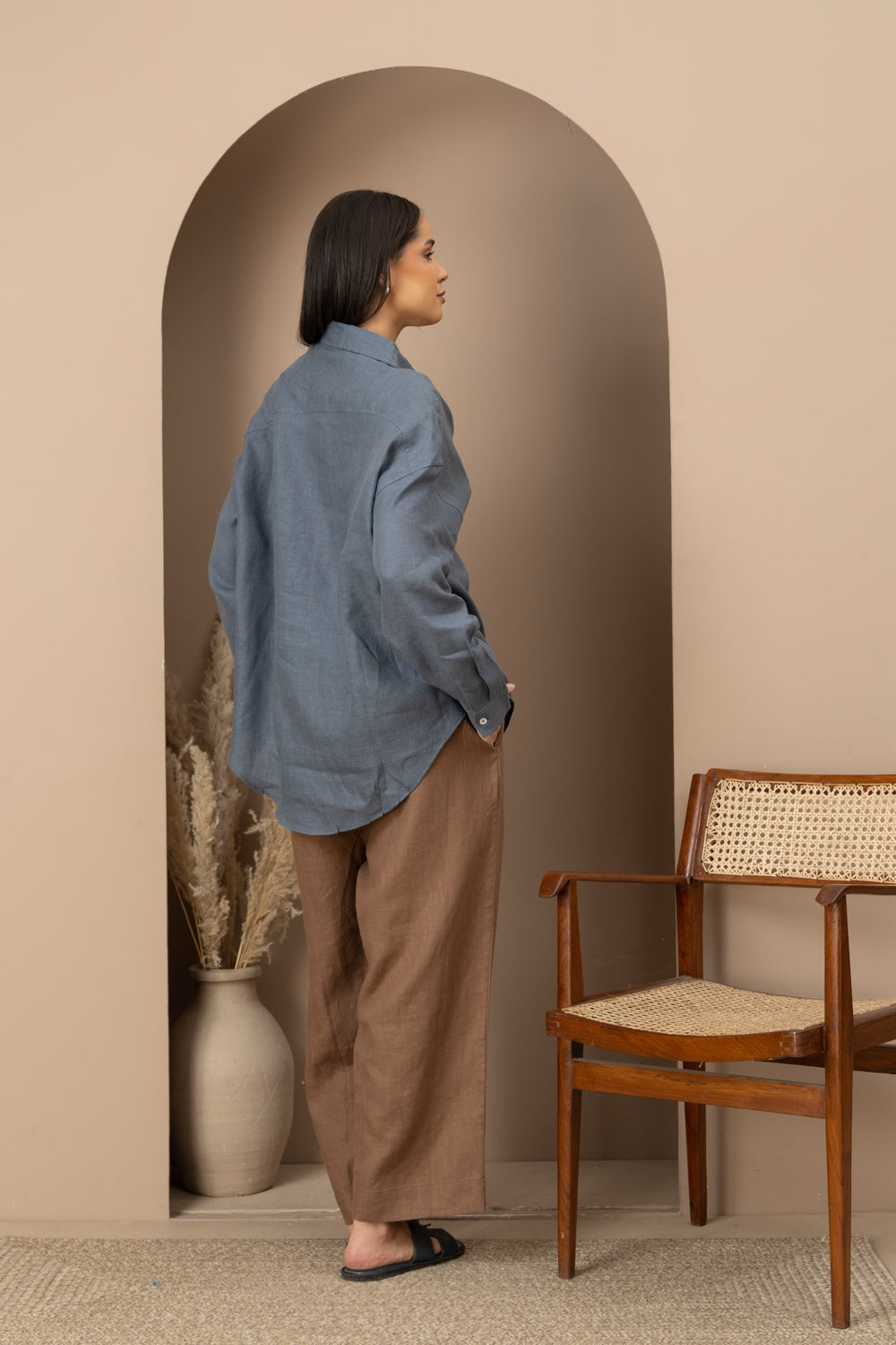 The Keep Close Shirt - Slate Blue