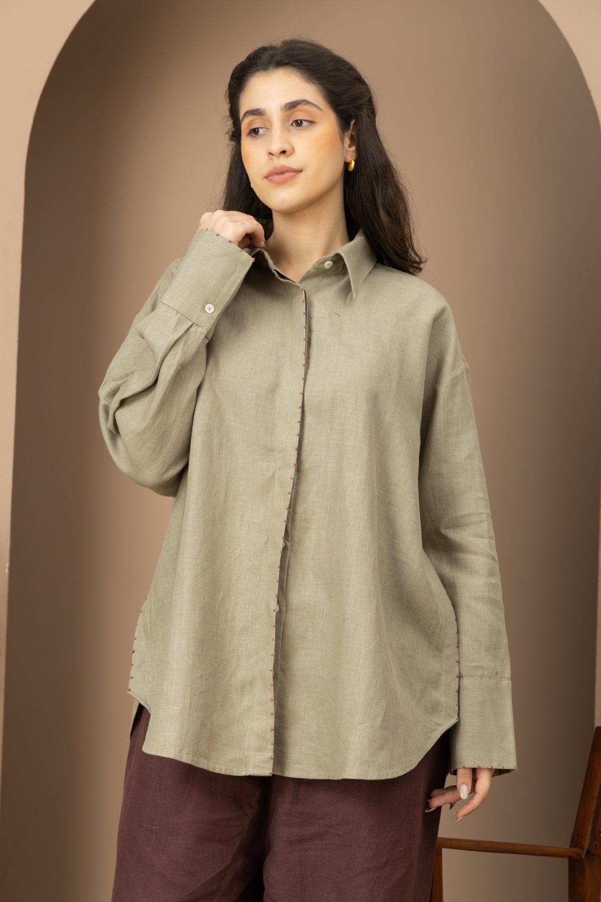 Knotted Canvas - Sage Green