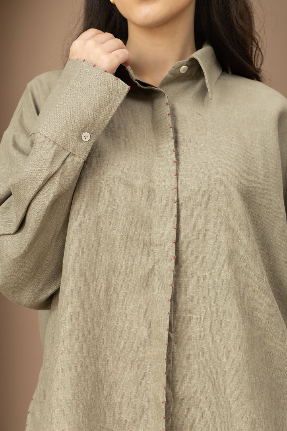 Knotted Canvas - Sage Green