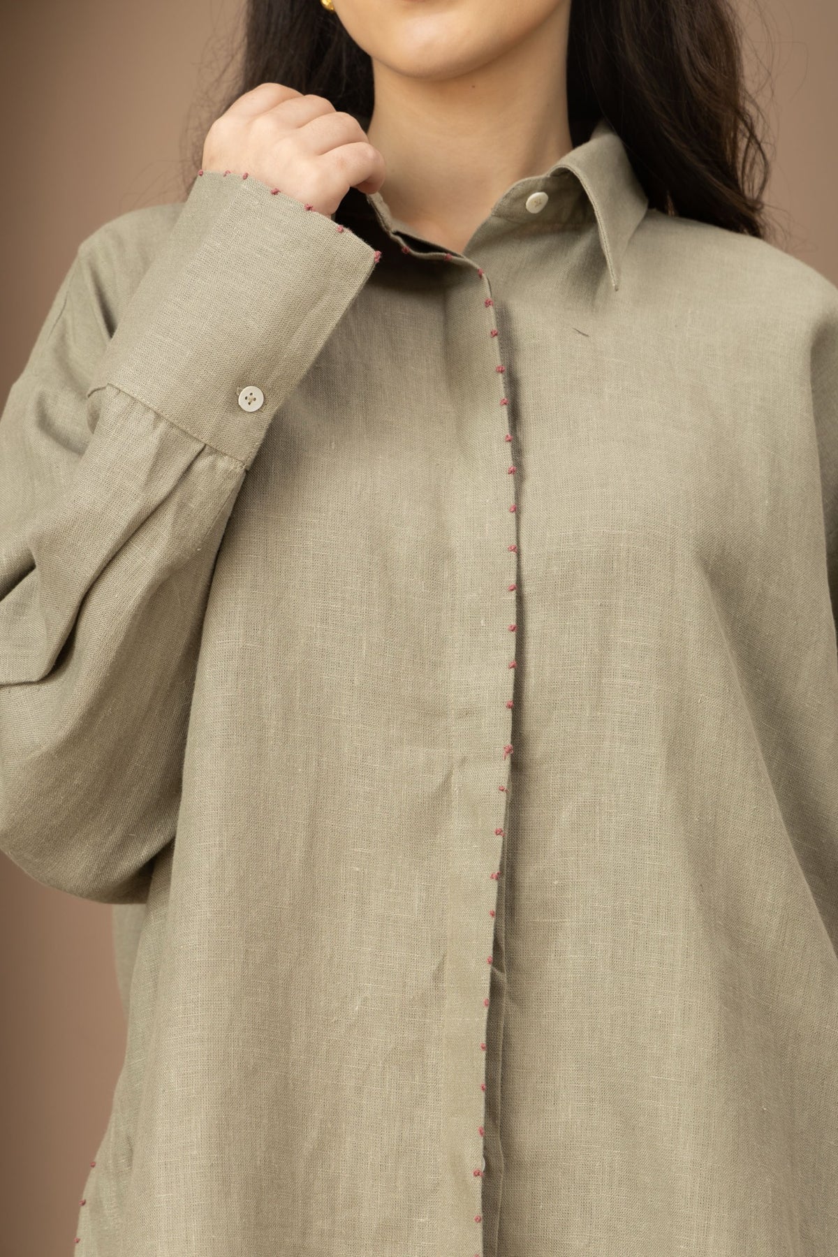 Knotted Canvas - Sage Green
