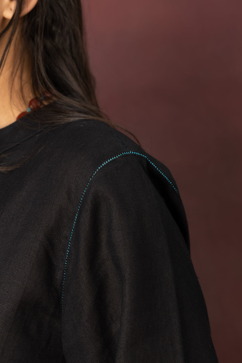 The Jali Shirt - Midnight Black