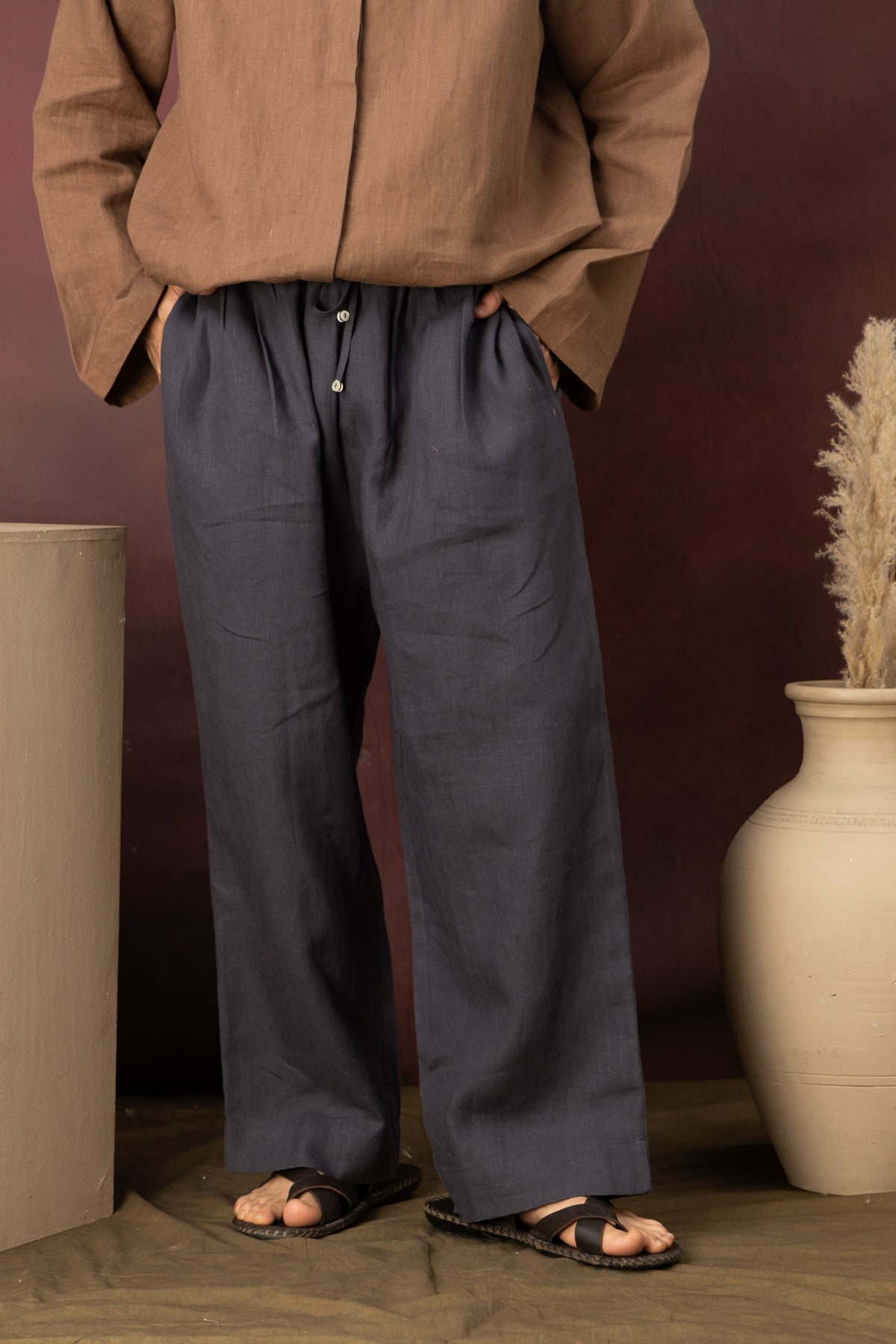 The Easy Trouser - Charcoal Grey