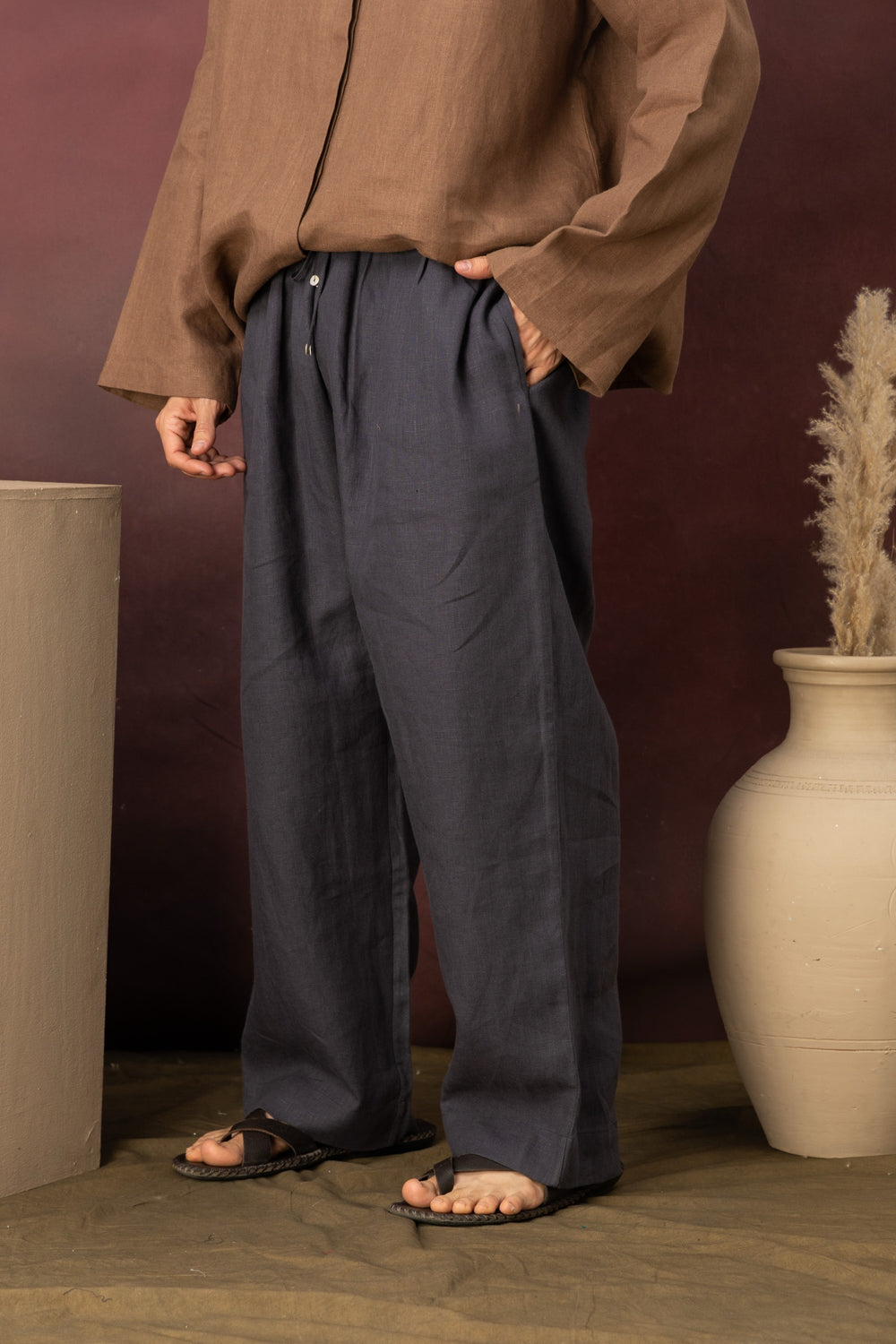 The Easy Trouser - Charcoal Grey