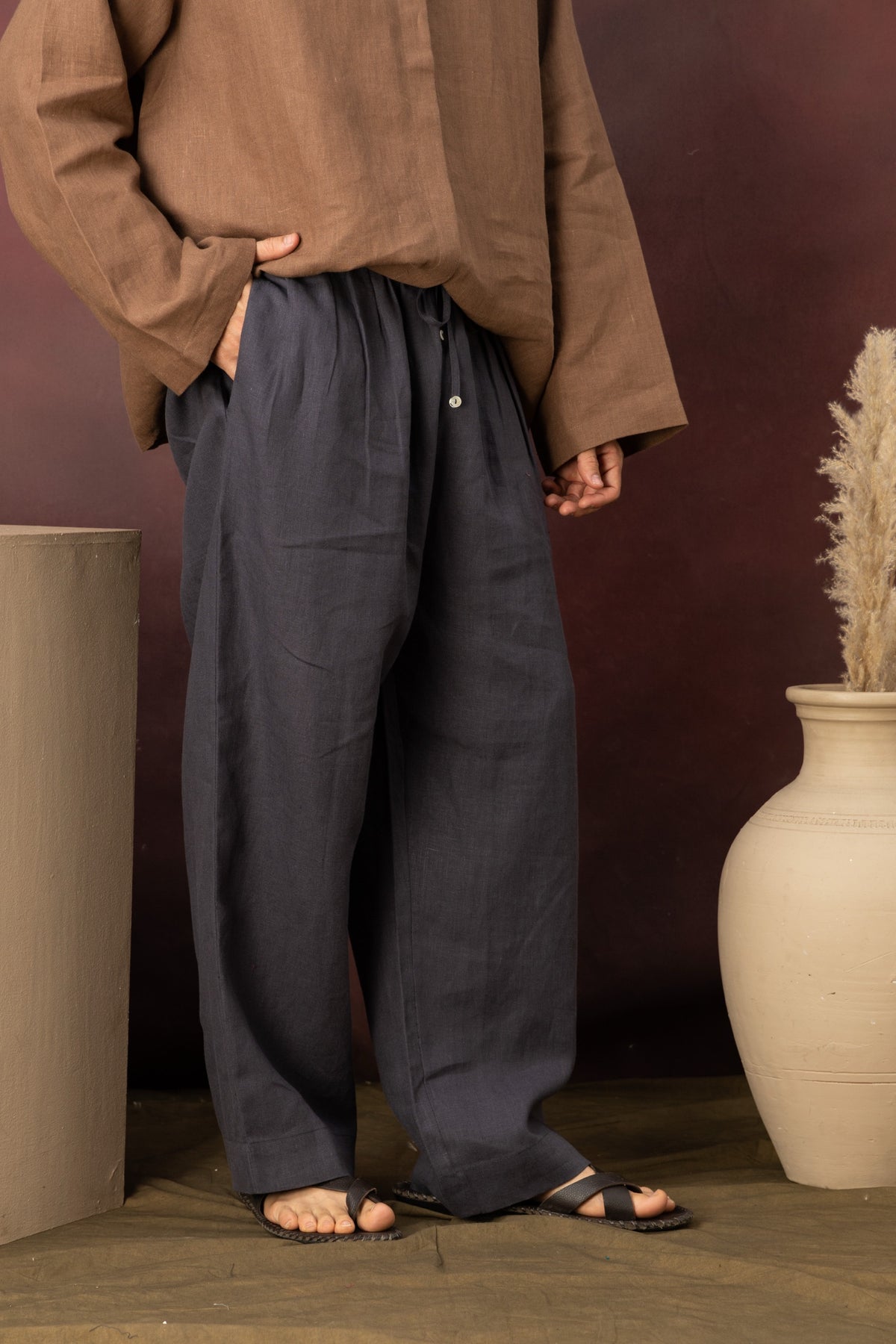 The Easy Trouser - Charcoal Grey