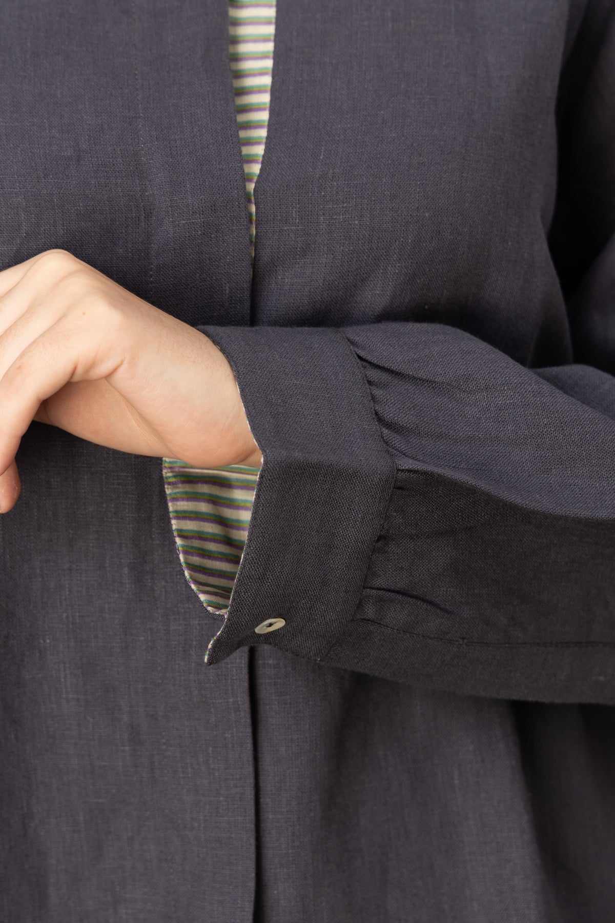 The Jali Shirt - Slate Blue