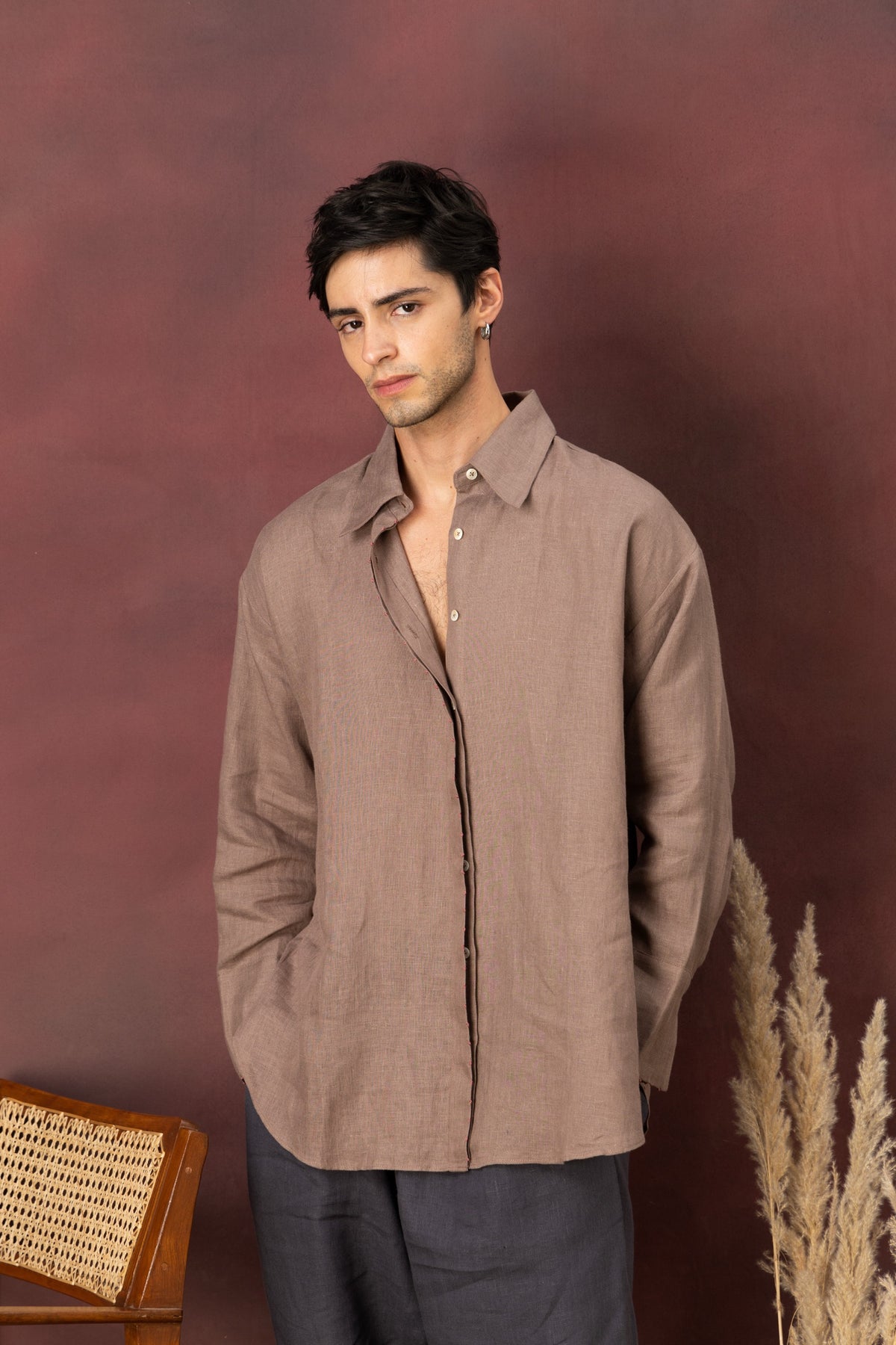 knotted Canvas - Warm Taupe