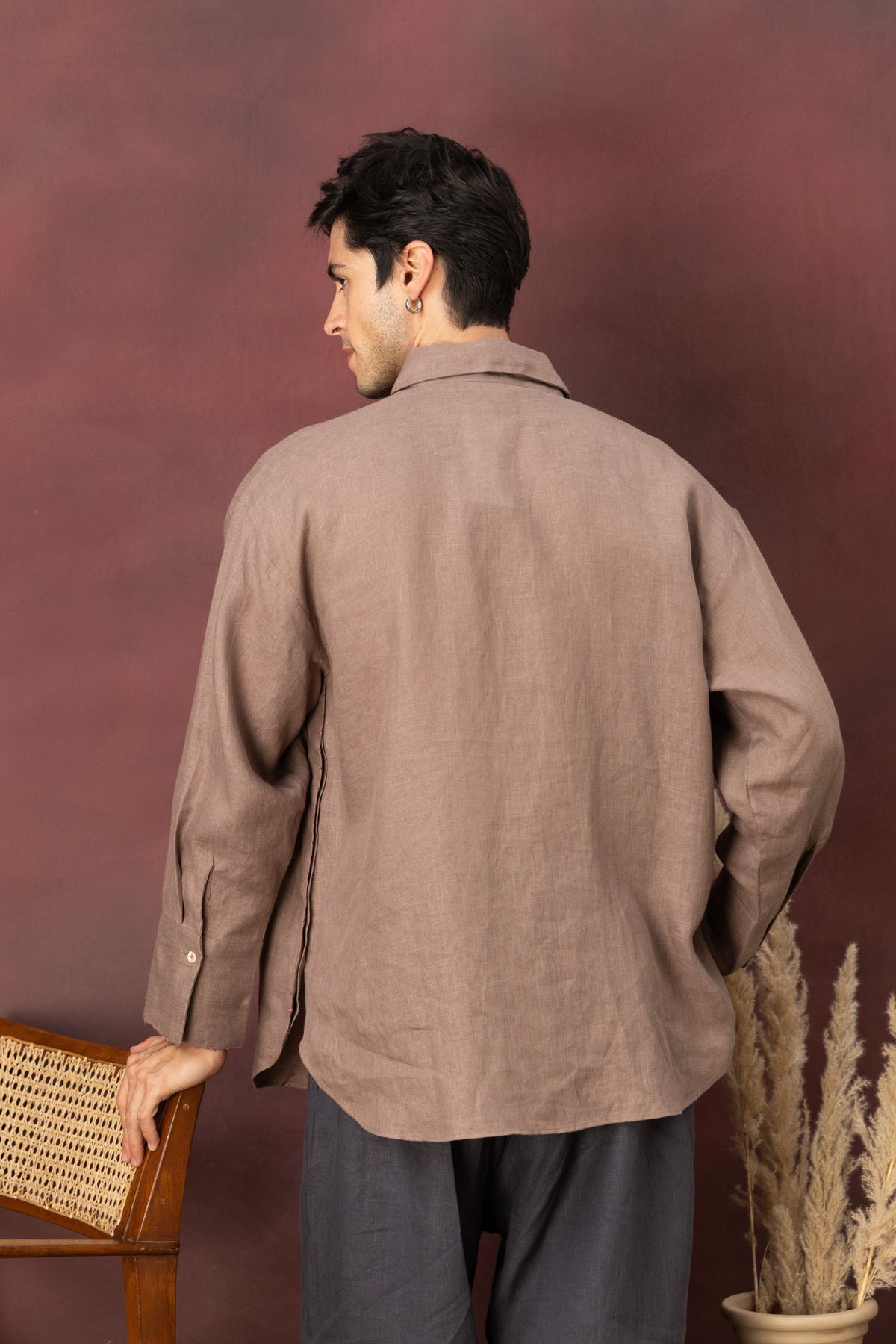 knotted Canvas - Warm Taupe