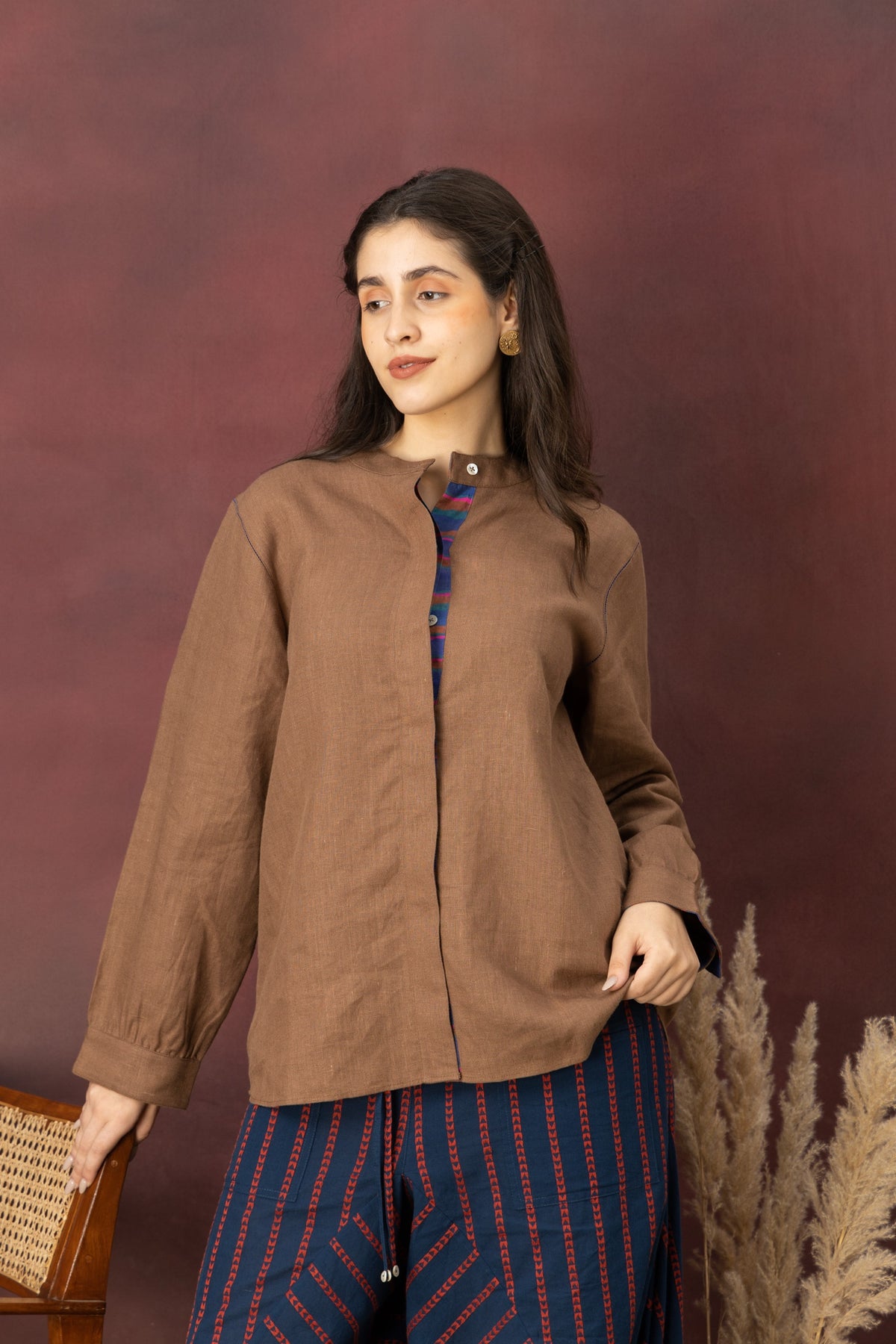 The Jali Shirt - Cocoa Brown