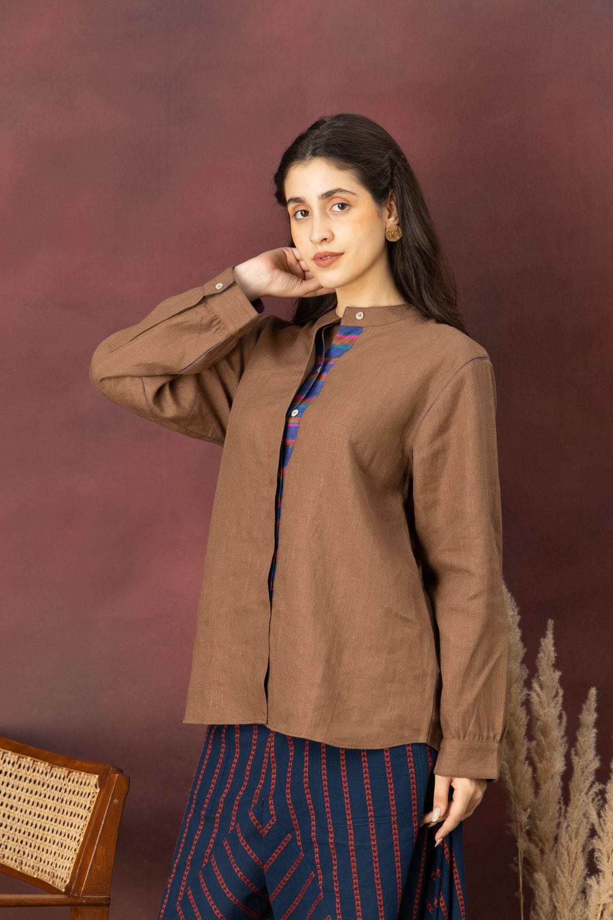 The Jali Shirt - Cocoa Brown