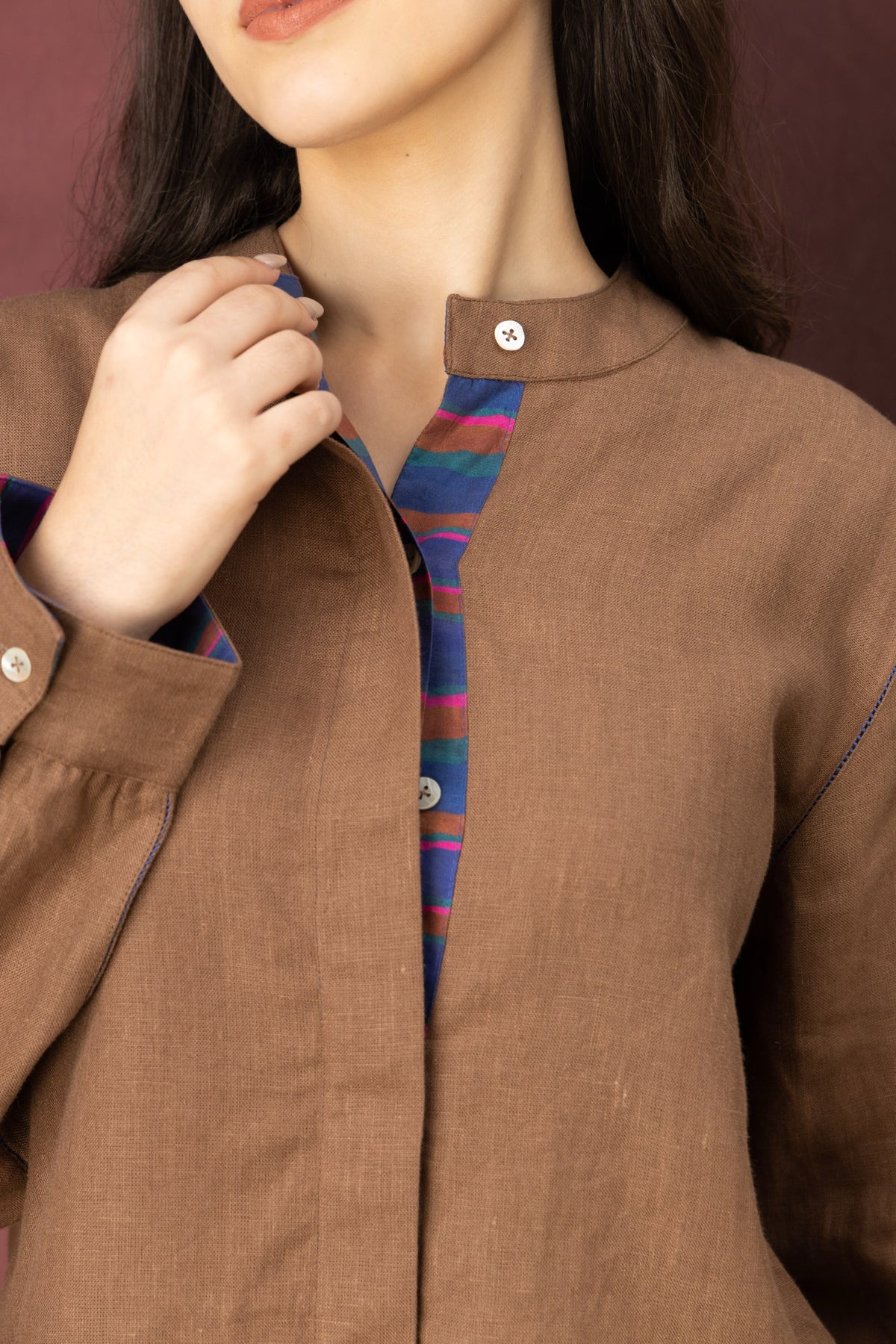 The Jali Shirt - Cocoa Brown