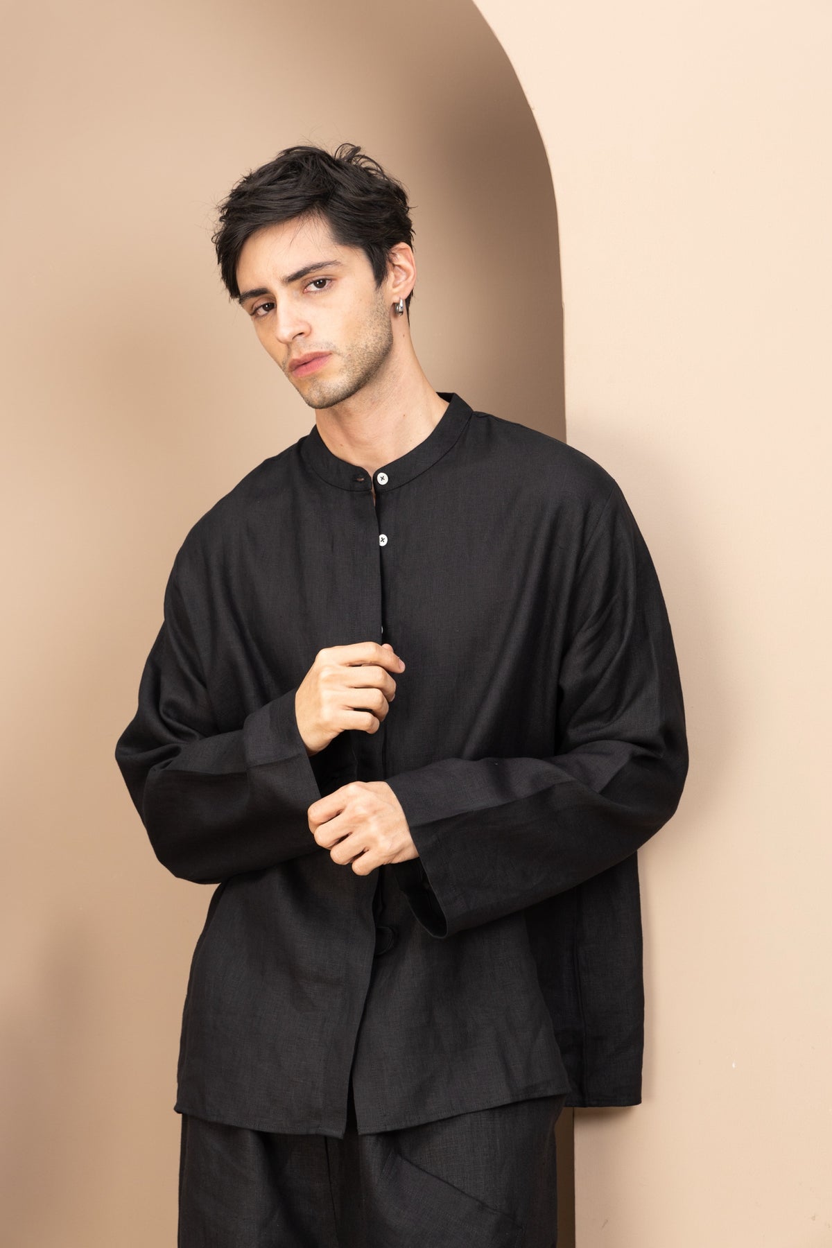 The Poise Shirt - Royal Black