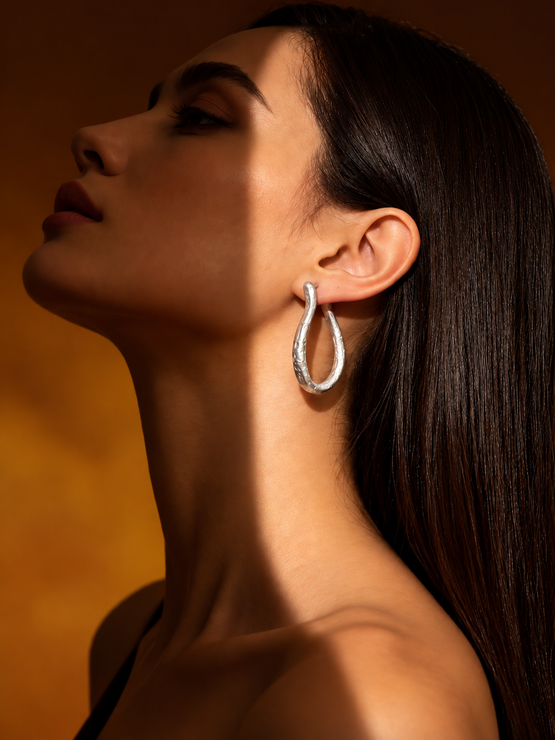 Lunar Muse - Sculptural Hoop
