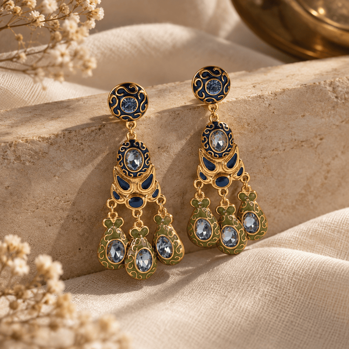 Regal Meher Drop Earrings