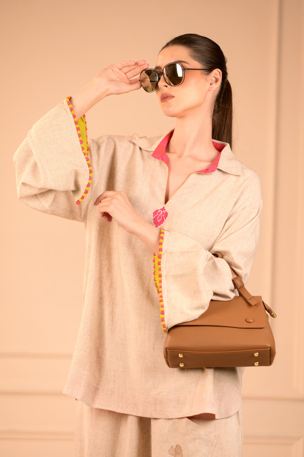 Stunning Embroidered Bell Sleeve Top