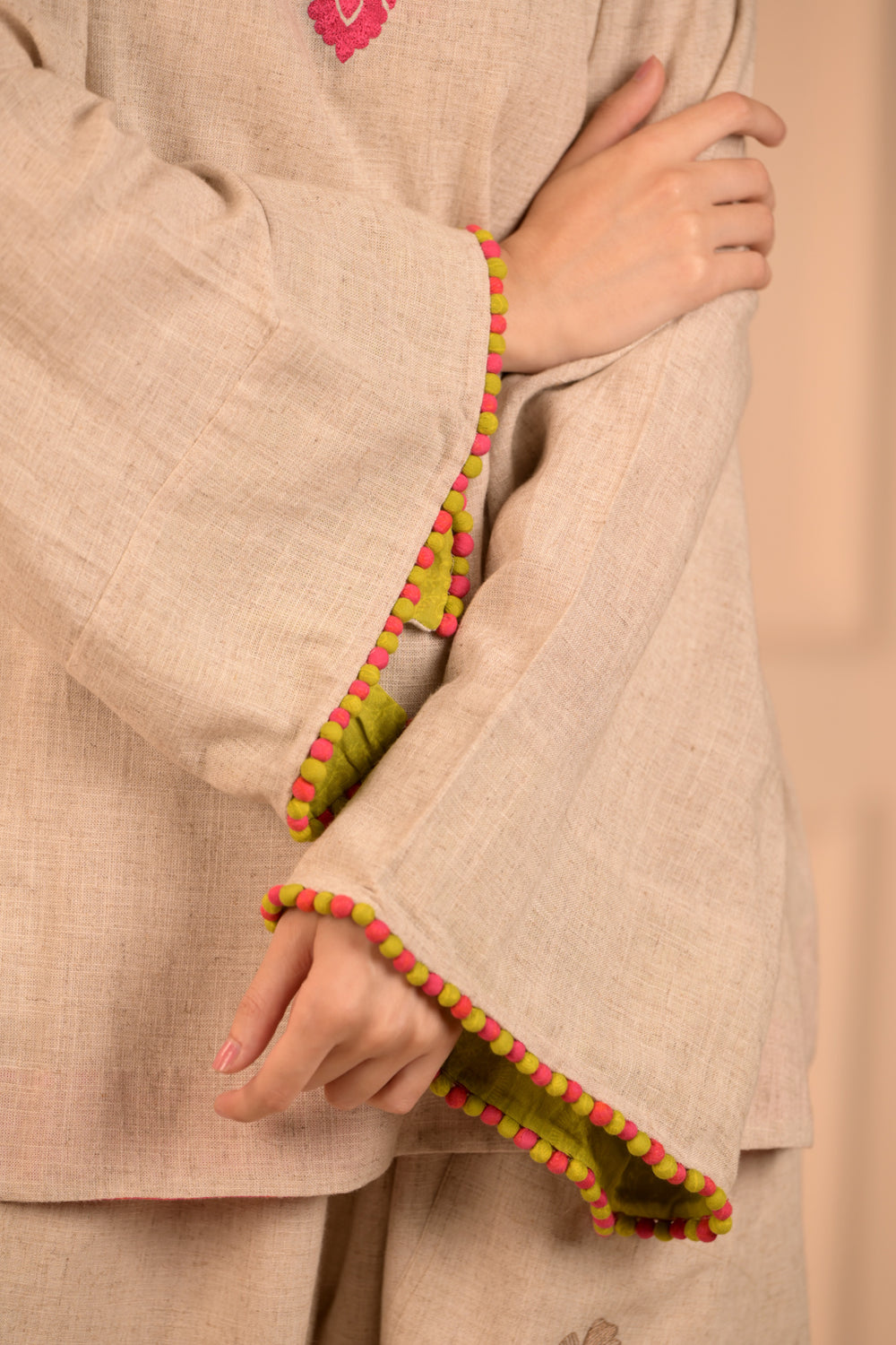 Stunning Embroidered Bell Sleeve Top