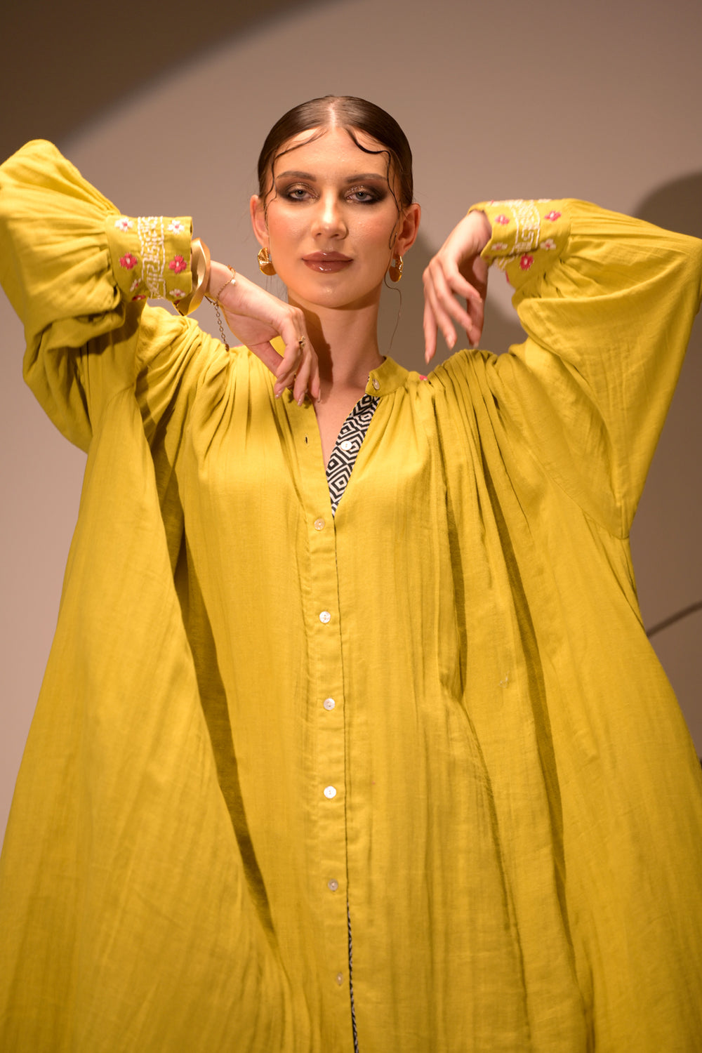 Front Open Free Style Dress