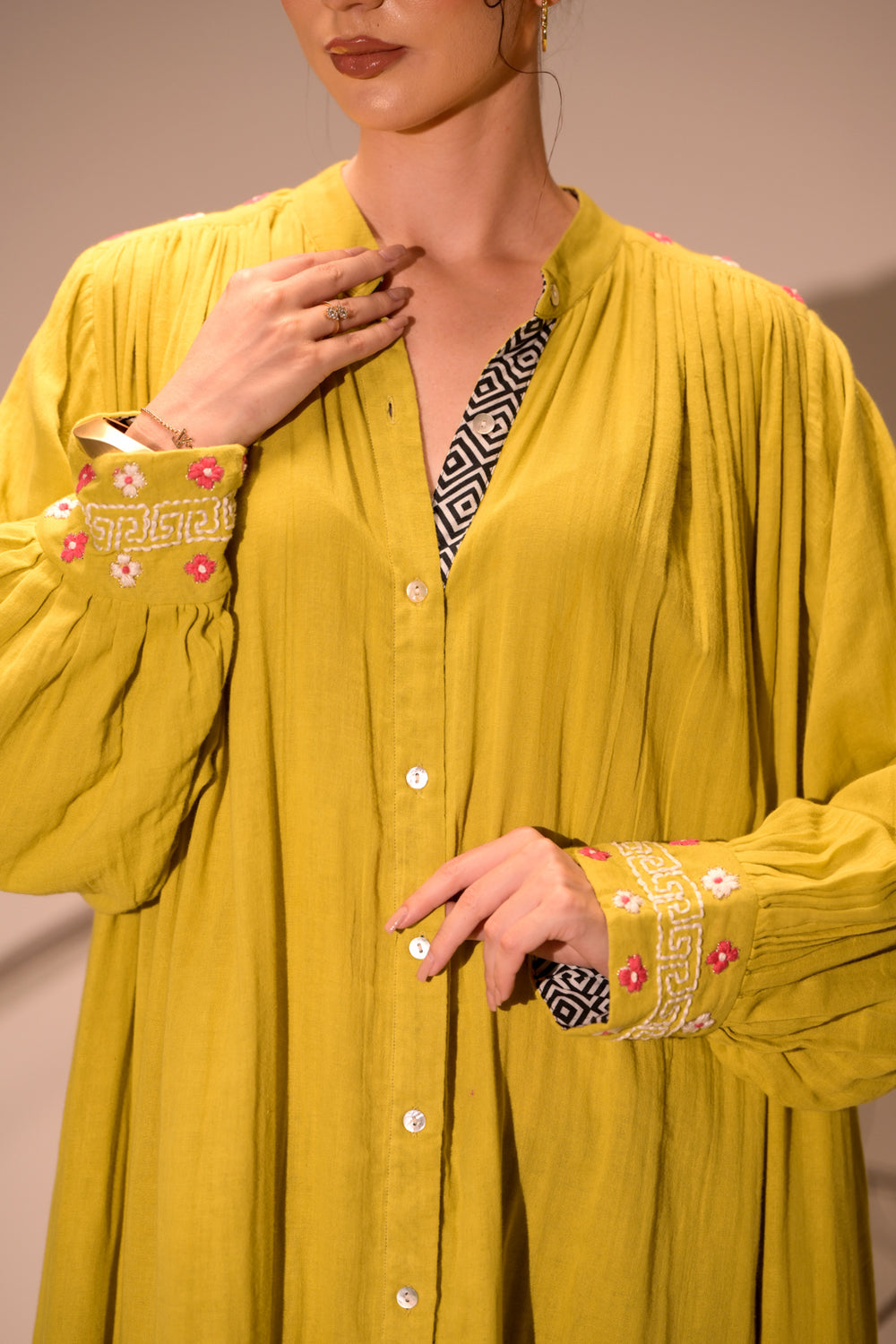 Front Open Free Style Dress