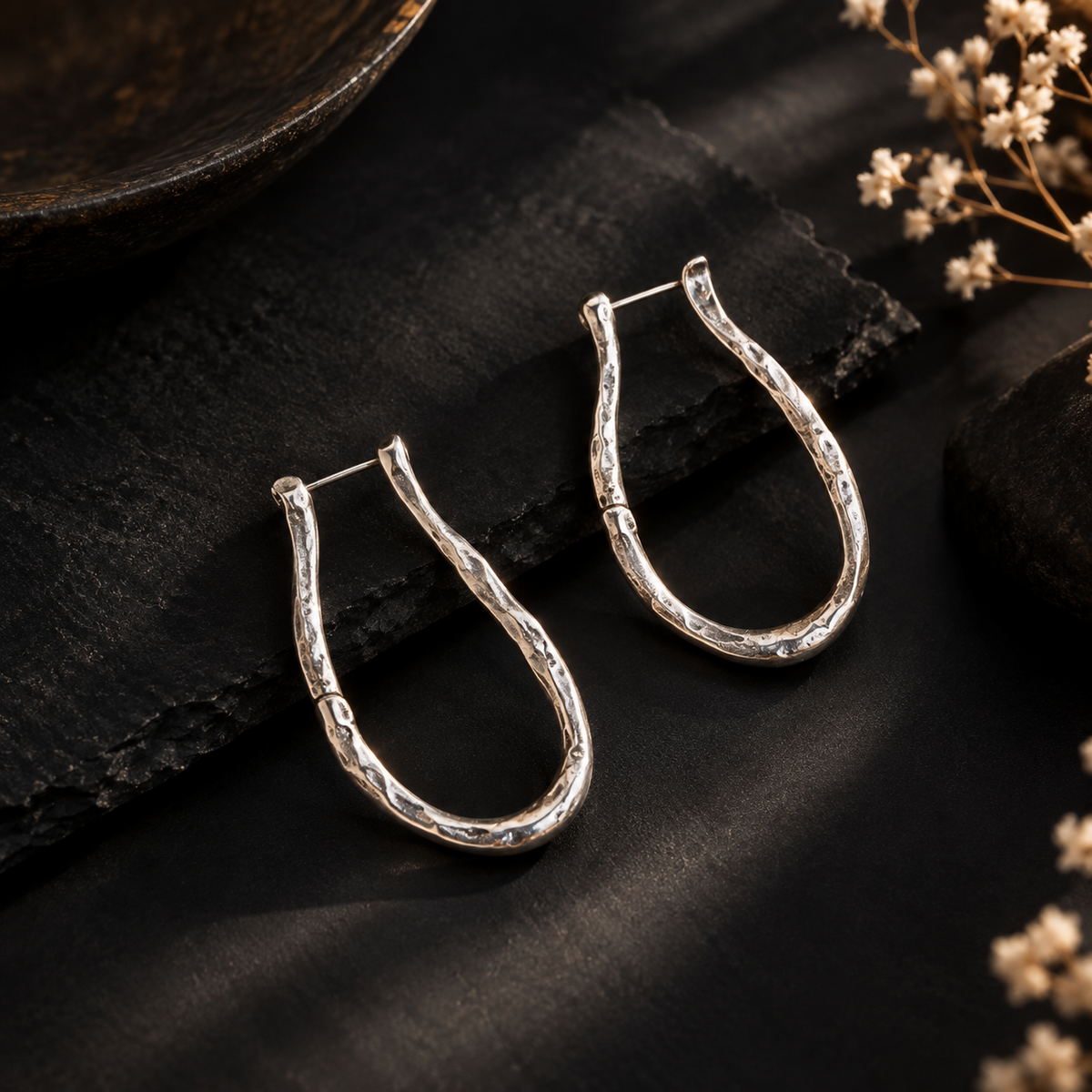 Lunar Muse - Sculptural Hoop