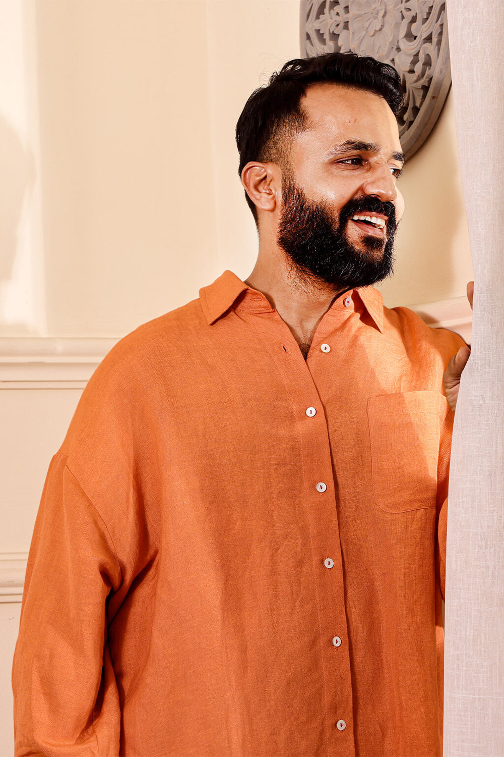 The Elephant Shirt - Pastel Orange
