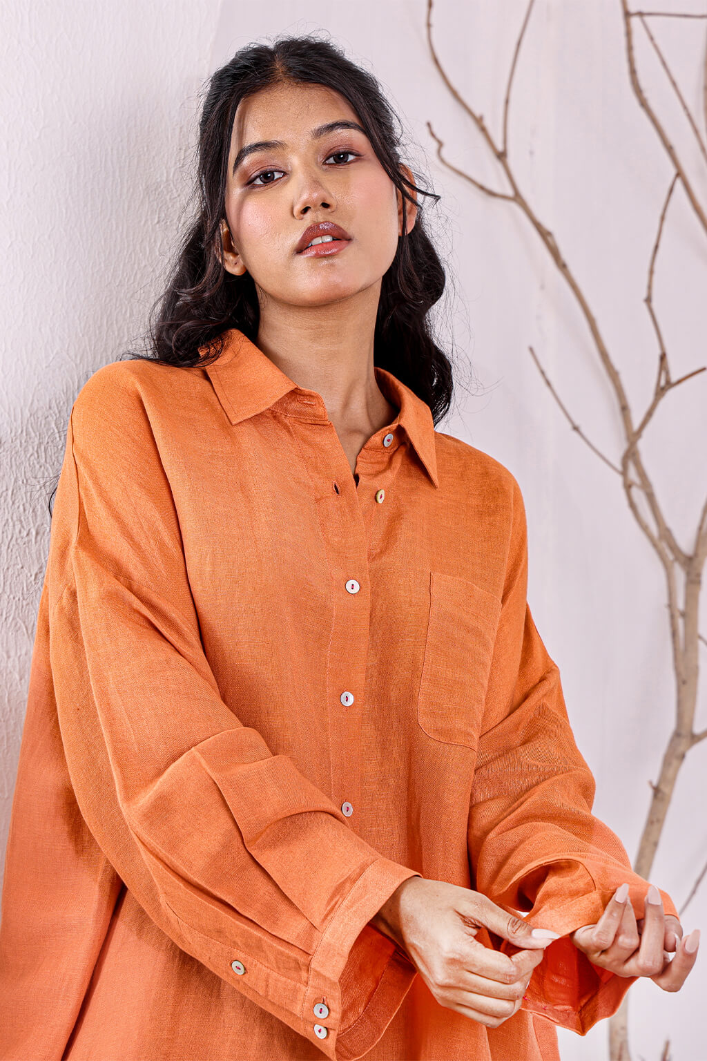 The Elephant Shirt - Pastel Orange