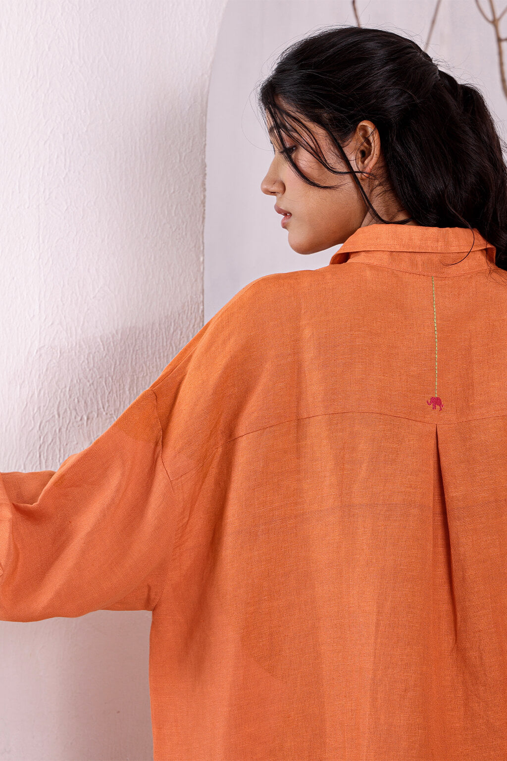The Elephant Shirt - Pastel Orange