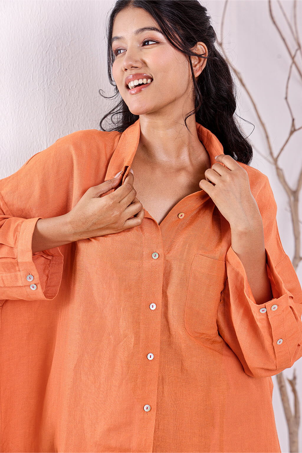 The Elephant Shirt - Pastel Orange