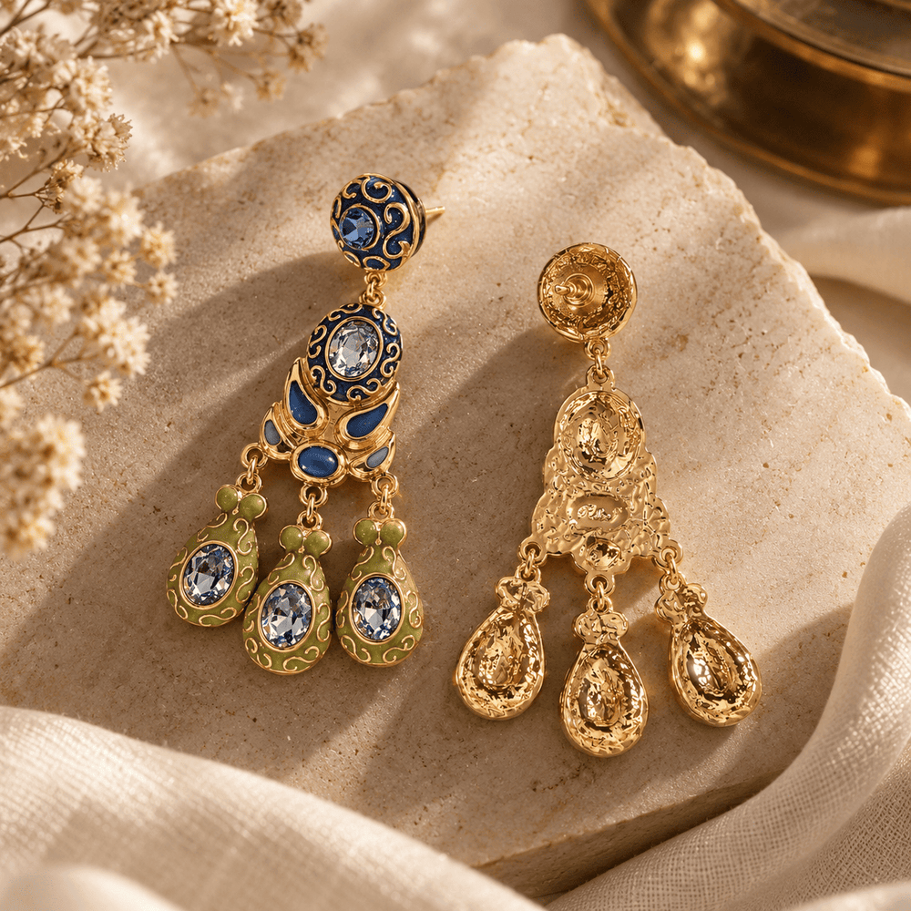 Regal Meher Drop Earrings