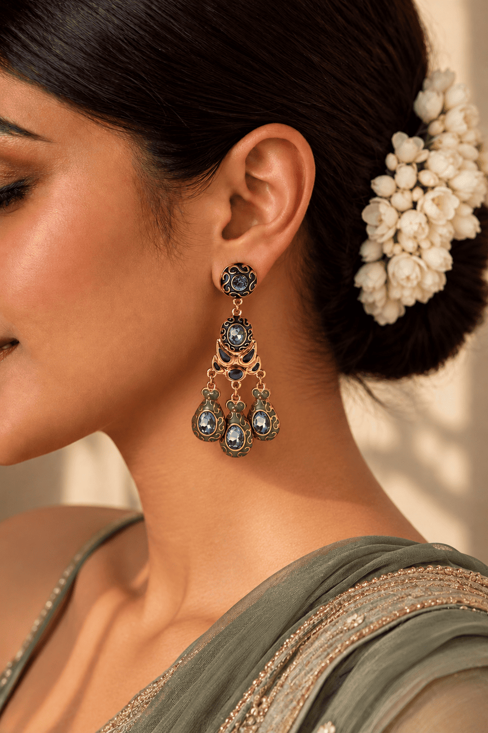 Regal Meher Drop Earrings
