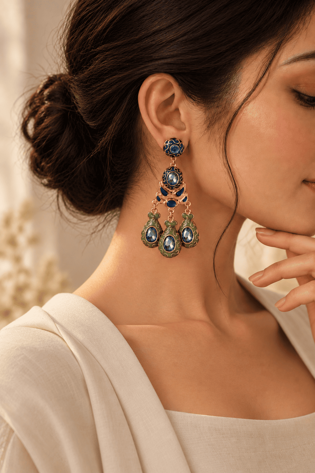 Regal Meher Drop Earrings